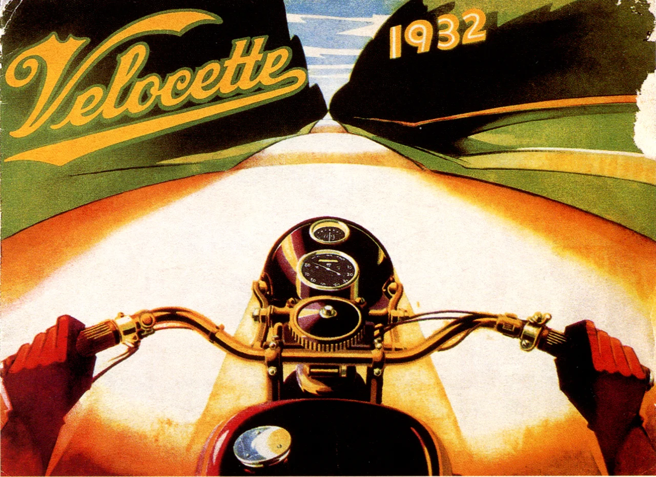 Plakat für "Velocette Venom", England 1963, Abb. Guggenheim Museum