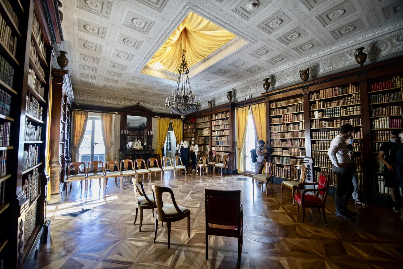 Das Innere der Villa La Grange (Foto: Keystone/Martial Trezzini)