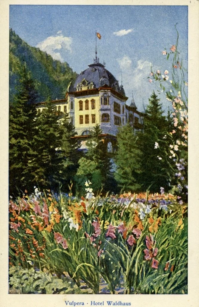 Postkarte aus den 1930er Jahren der Kunstanstalt Bruegger aus Meiringen
