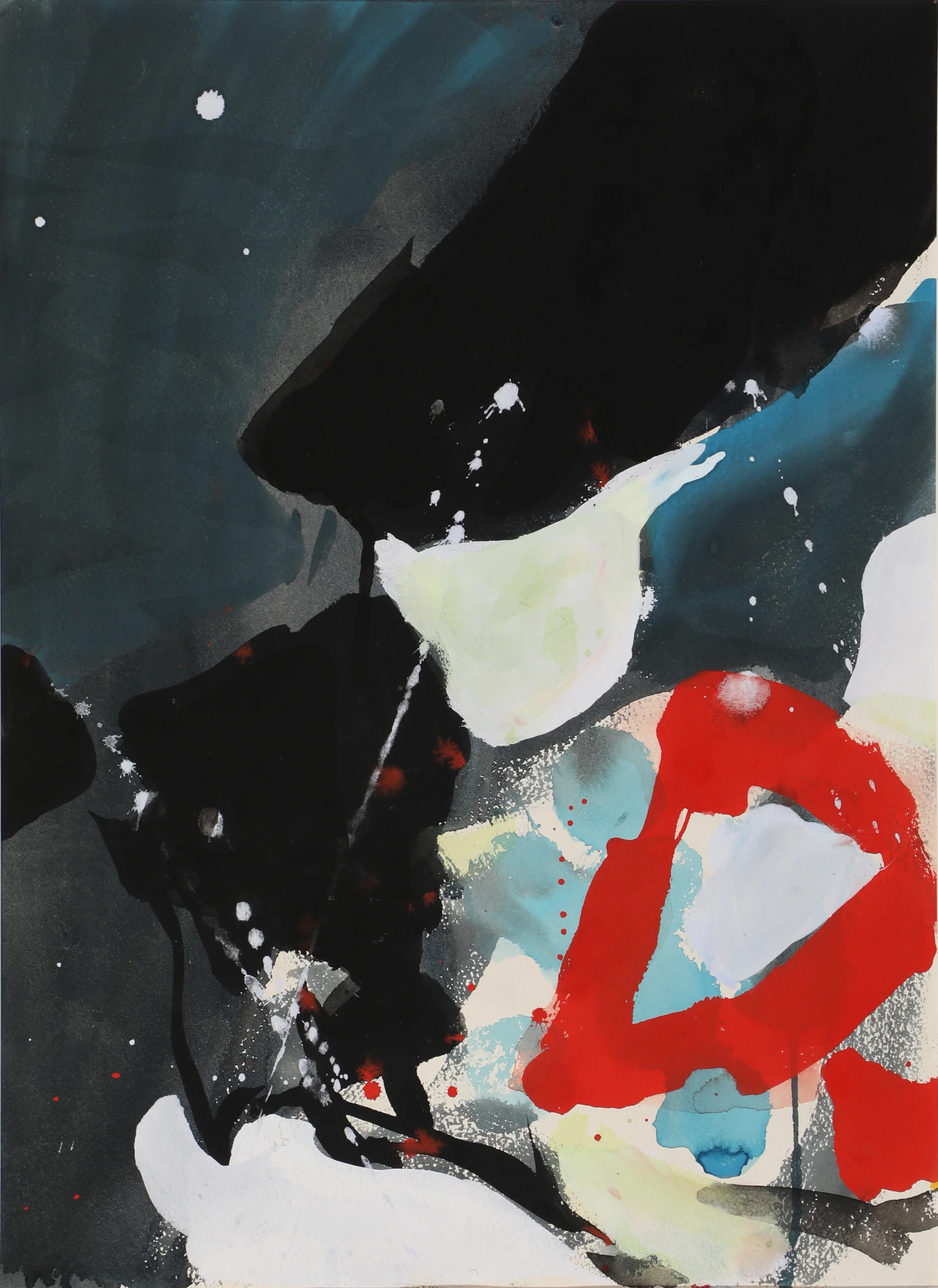 Teruko Yokoi: Ohne Titel. 1958. Öl auf Leinwand. 127 x 107 cm. . © The Artist