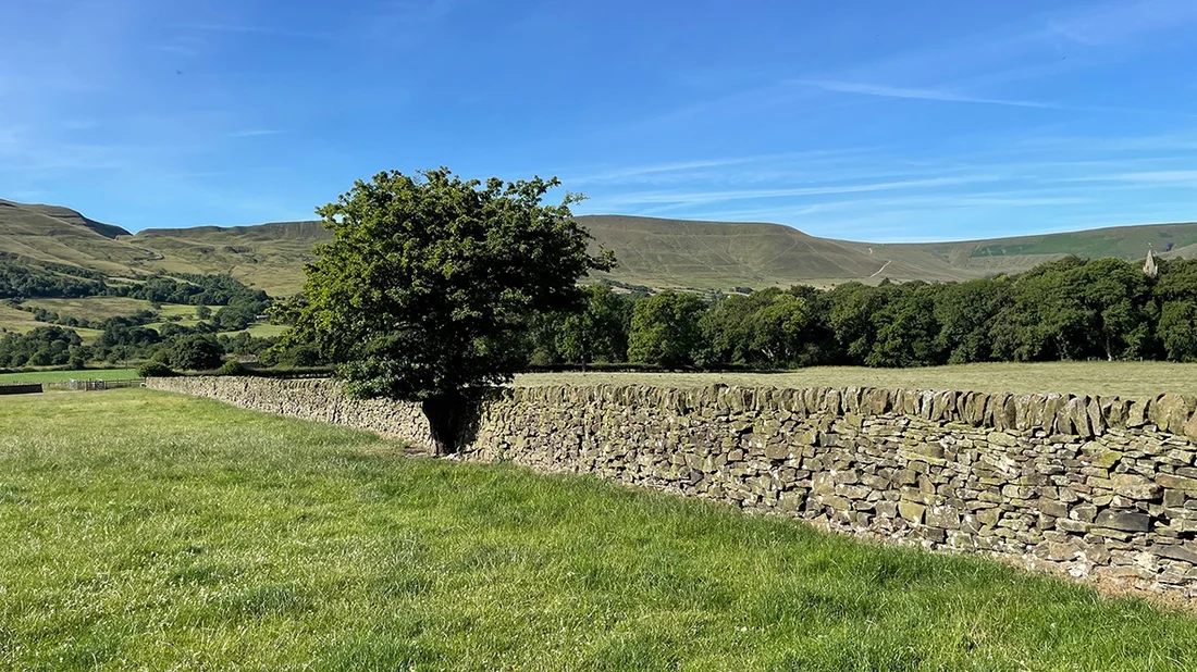 Mauer in Edale