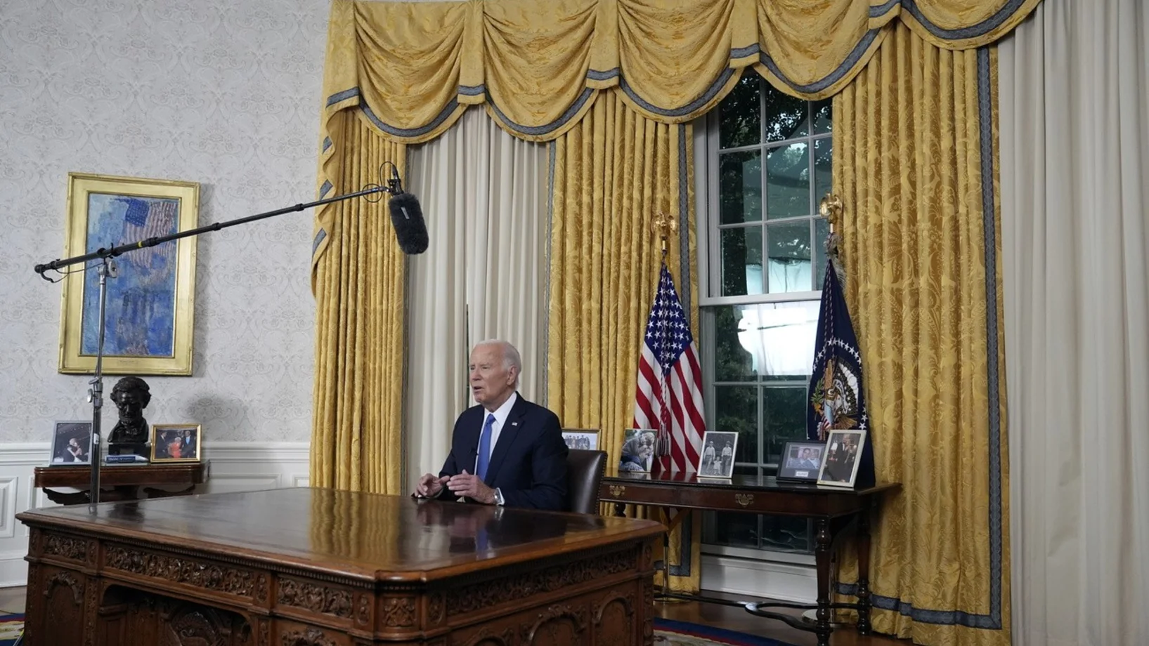Biden, Rede Oval Office